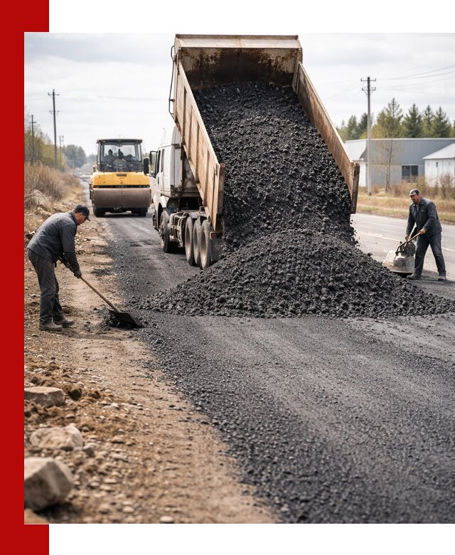 Асфальтовая крошка для дорог в Оренбурге — поставка и доставка