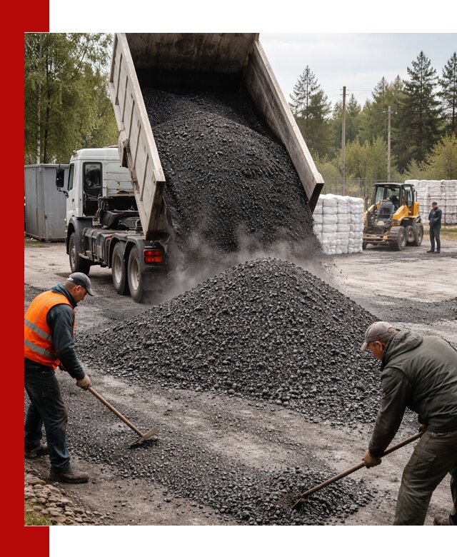 Доставка и продажа асфальтного гранулята в Оренбурге