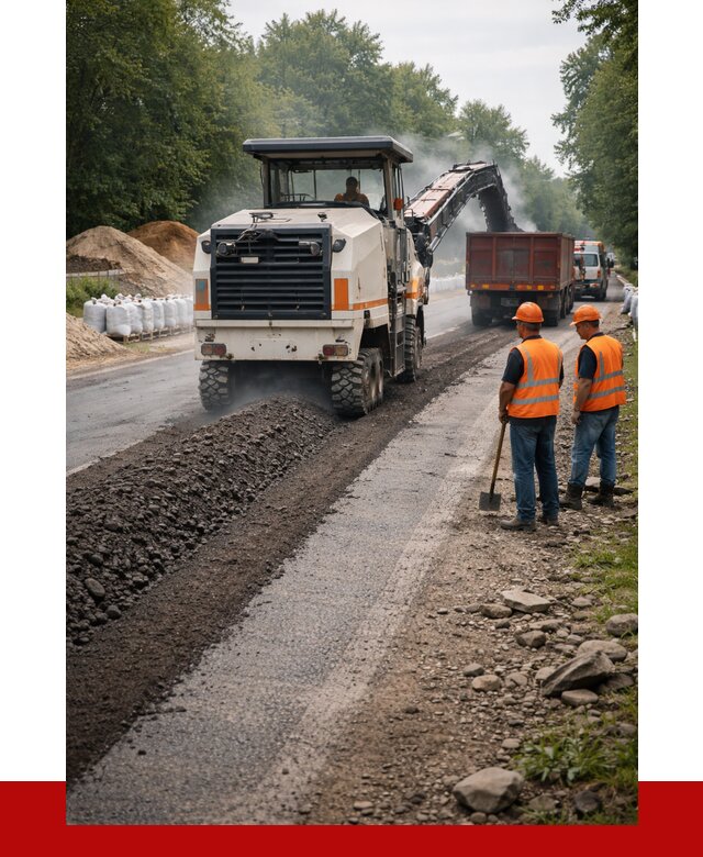 Фрезерованный асфальт в Оренбурге от 2237 р./куб. | ПРОНЕРУДРнб