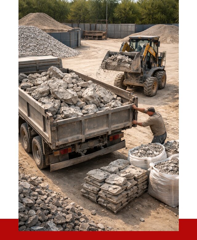 Купить бой бетона с доставкой в Оренбурге от 4881 р. | ПРОНЕРУДРнб