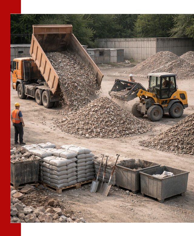 Вторичные материалы для отсыпки в Оренбурге — поставка и доставка