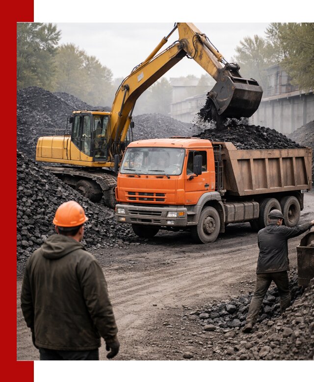 Доставка угля автотранспортом в Оренбурге быстро и выгодно