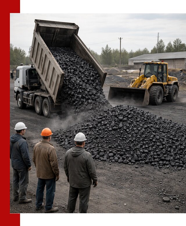 Доставка угля антрацита в Оренбурге с самосвалами и погрузкой