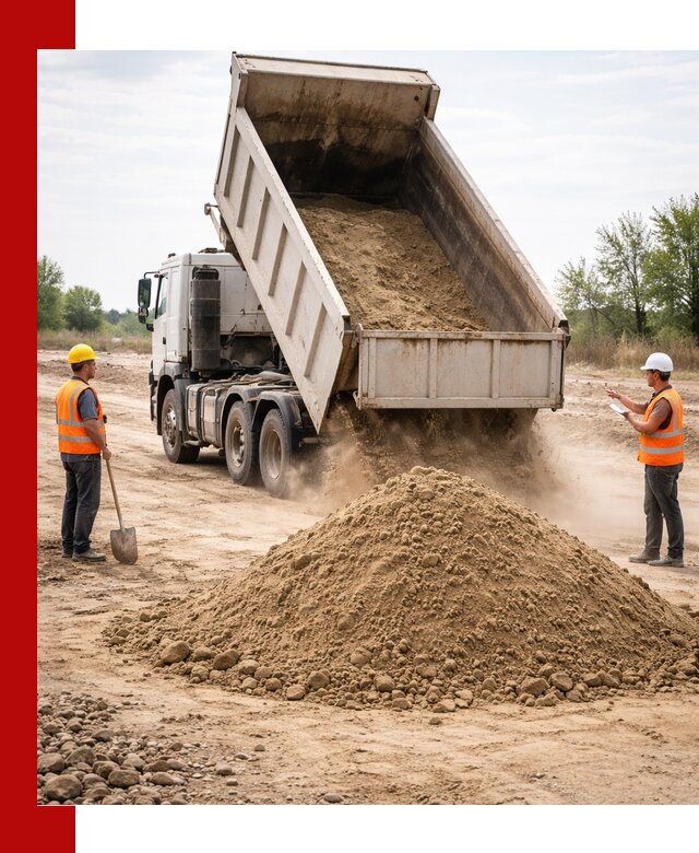 Доставка самосвалом 15 кубов в Оренбурге за город и по городу