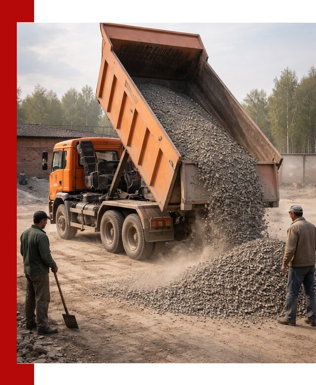 Доставка самосвалом 20 м3 в Оренбурге быстро и надежно