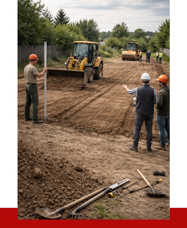 Планировка участка грунтом в Оренбурге от 4576 р ПРОНЕРУДРнб