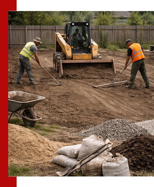 Выравнивание участка под строительство и благоустройство в Оренбурге