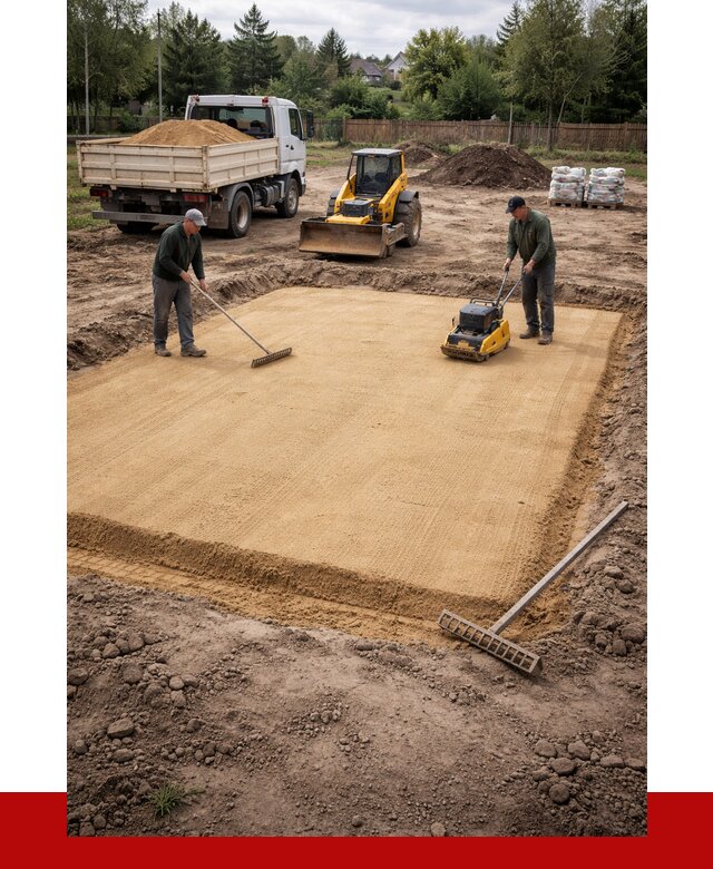 Устройство песчаной подушки в Оренбурге от 4576 р. ПРОНЕРУДРнб